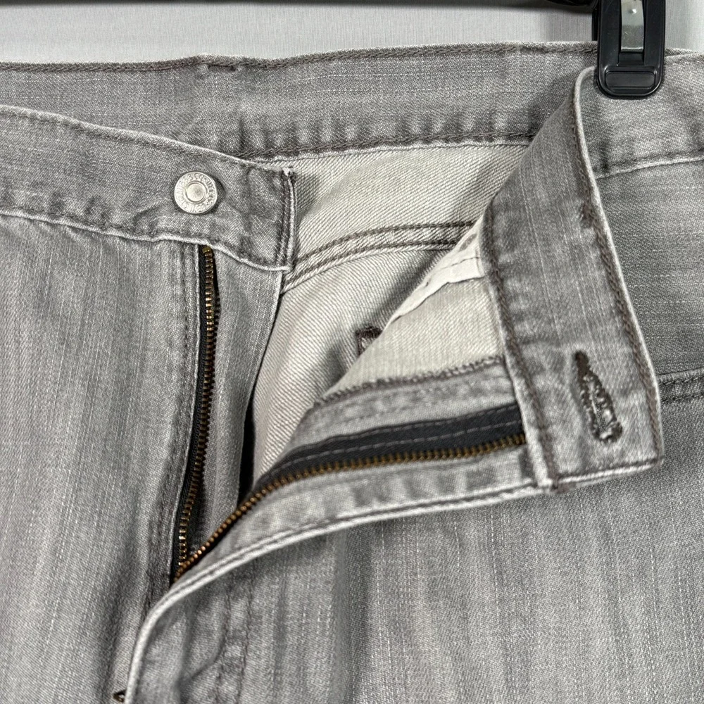 Levi's 505 Jeans Men Gray Denim Straight Rise 13
